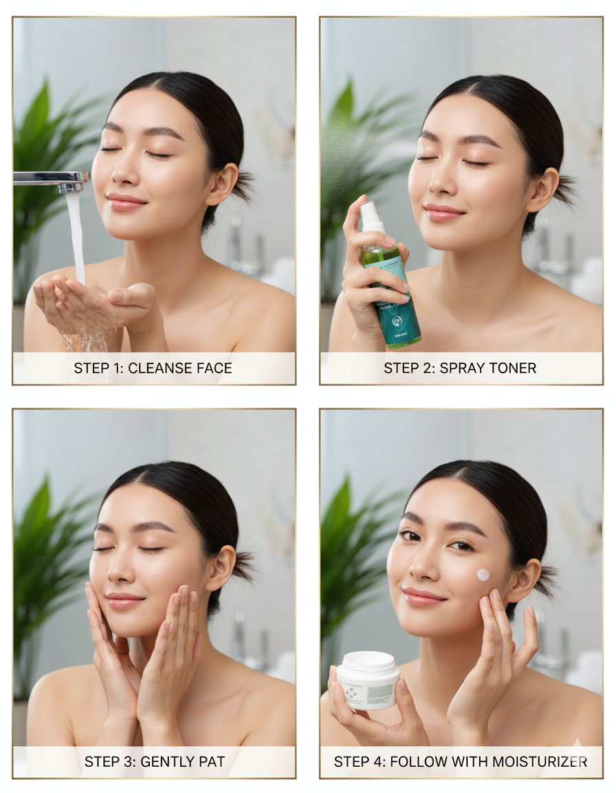 COOL CUCUMBER TONER-100ml - Image 4