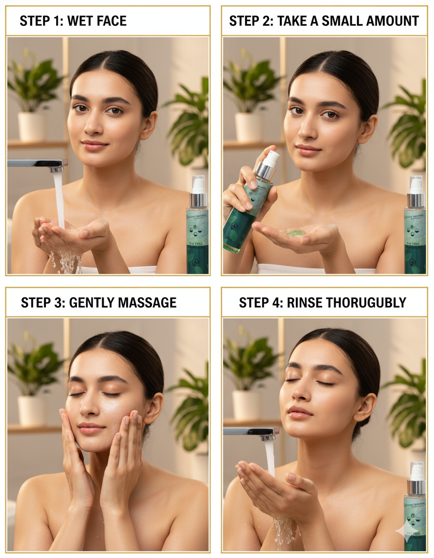 TEA TREE FACE WASH-150ml - Image 4